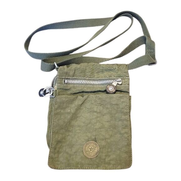 Kipling Women's Olive Green Nylon Crossbody Bag - Picture 1 of 7